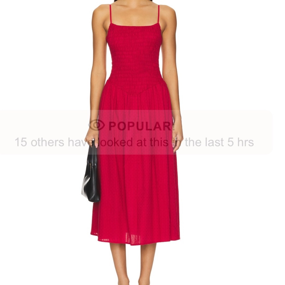 x REVOLVE Ballerina Dress in Red Apres studio